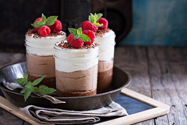Pub desserts at Ecity Flames & Sportsman Pub in Edmonton, AB